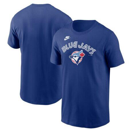 Toronto Blue Jays Nike Cooperstown Collection Wordmark T-Shirt - - Front View