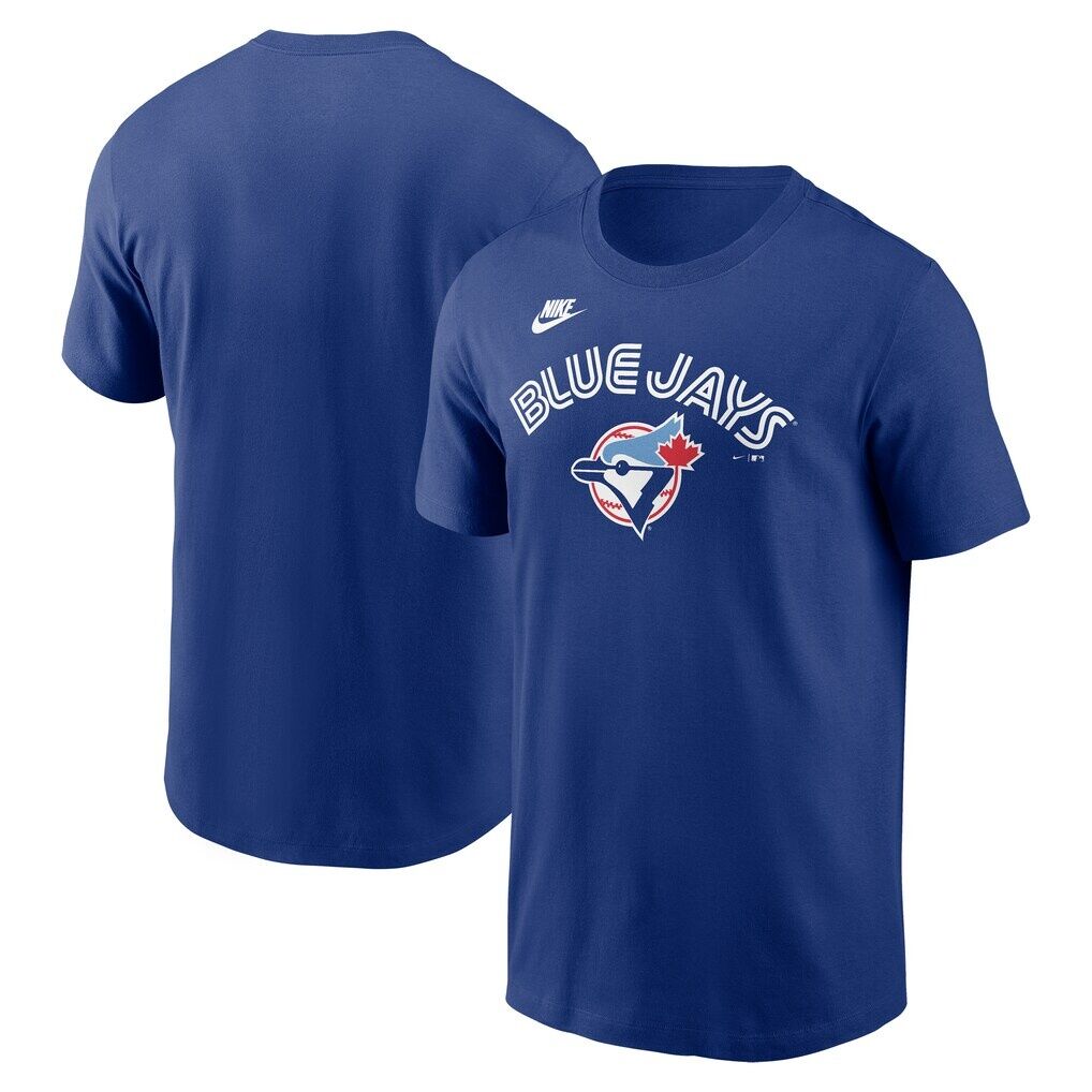 Toronto Blue Jays Nike Cooperstown Collection Wordmark T-Shirt – Royal