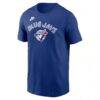 Toronto Blue Jays Nike Cooperstown Collection Wordmark T-Shirt - - Side View