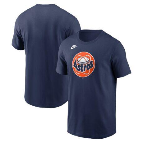 Houston Astros Nike Cooperstown Collection T-Shirt - Navy - Front View