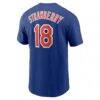 Darryl Strawberry New York Mets Nike Fuse Name & Number T-Shirt - - Detail View