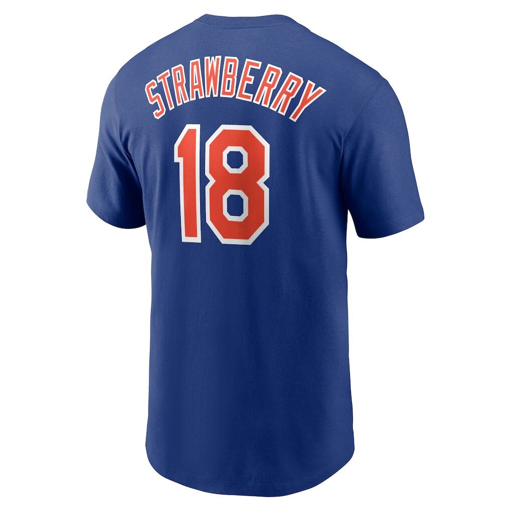 Darryl Strawberry New York Mets Nike Fuse Name & Number T-Shirt – Royal