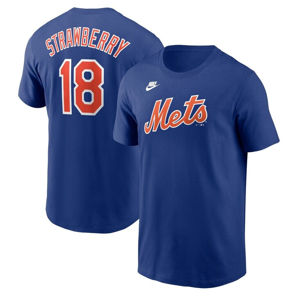 Darryl Strawberry New York Mets Nike Fuse Name & Number T-Shirt – Royal