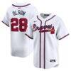 Matt Olson Atlanta Braves Nike Home Limited Player Jersey - White - Front View