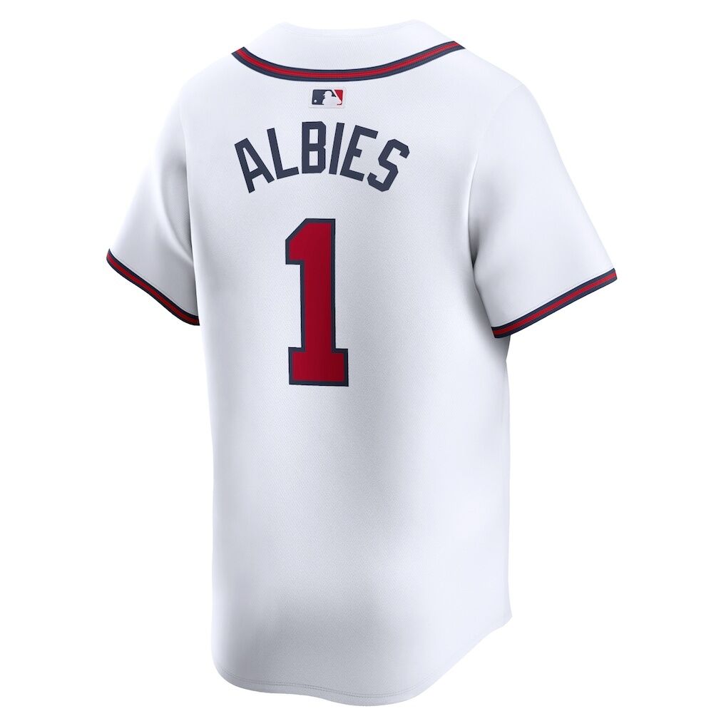 Ozzie Albies Atlanta Braves Nike Home Limited Player Jersey