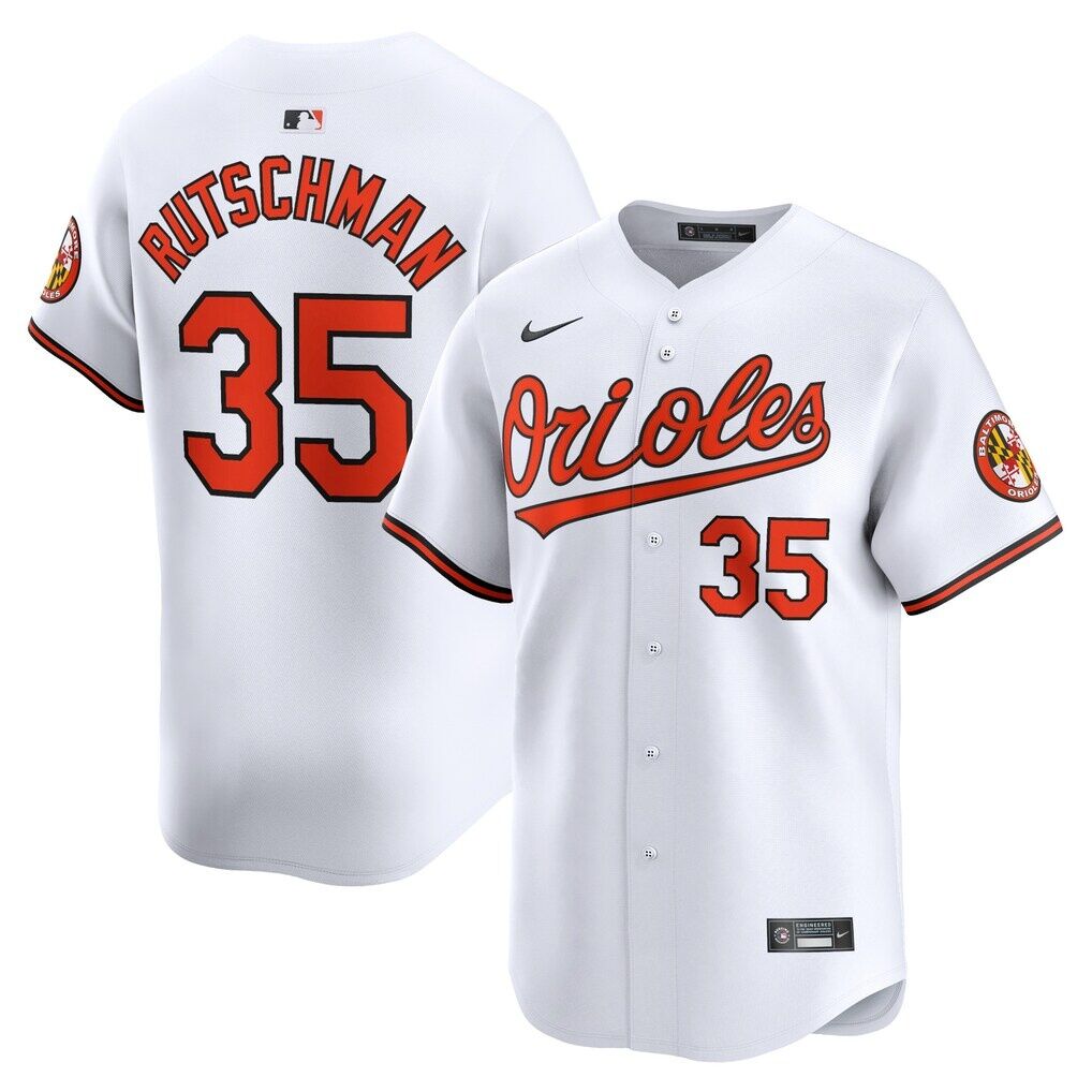 Adley Rutschman Baltimore Orioles Nike Home Limited Player Jersey