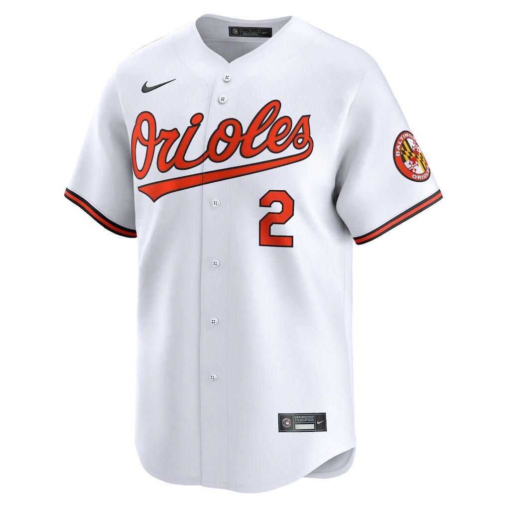 Gunnar Henderson Baltimore Orioles Nike Home Limited Player Jersey