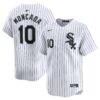 Yoan Moncada Chicago White Sox Nike Home Limited Player Jersey - White - Front View