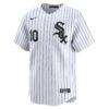 Yoan Moncada Chicago White Sox Nike Home Limited Player Jersey - White - Side View