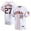 Jose Altuve Houston Astros Nike Home Limited Player Jersey - White - Front View