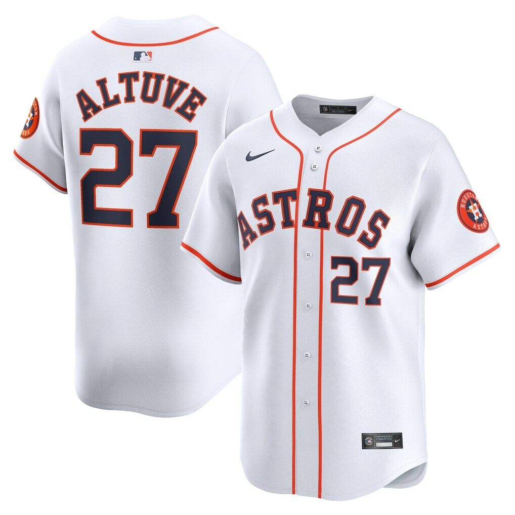 Jose Altuve Houston Astros Nike Home Limited Player Jersey