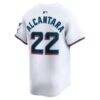 Sandy Alcantara Miami Marlins Nike Home Limited Player Jersey - White - Detail View