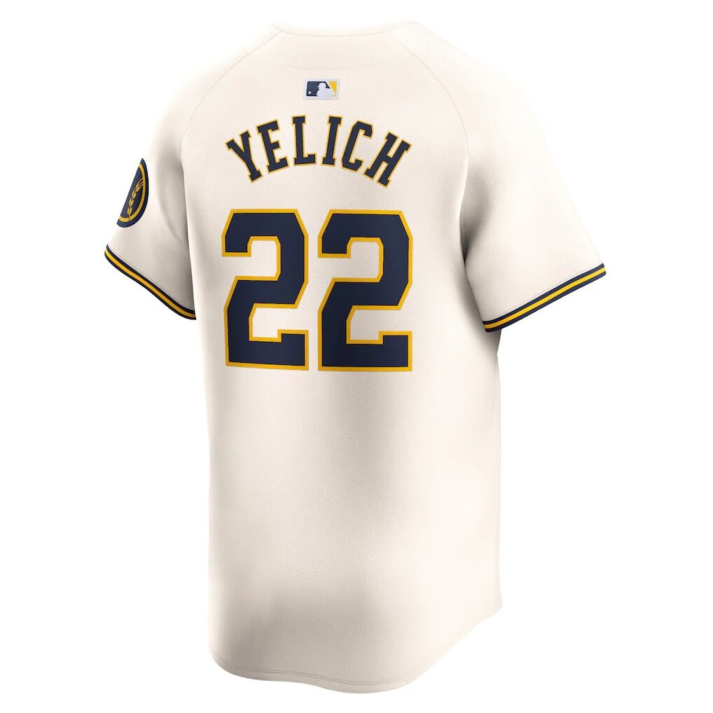 Christian Yelich Milwaukee Brewers Nike Home Limited Player Jersey