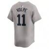 Anthony Volpe New York Yankees Nike Away Limited Player Jersey - Gray - Detail View