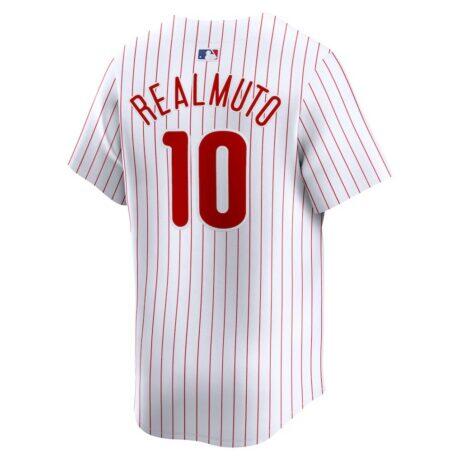 J.T. Realmuto Philadelphia Phillies Nike Home Limited Player Jersey - White - Front View