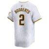 Xander Bogaerts San Diego Padres Nike Home Limited Player Jersey - White - Detail View