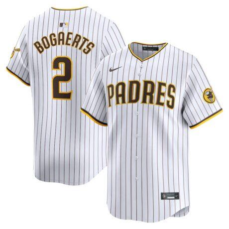 Xander Bogaerts San Diego Padres Nike Home Limited Player Jersey - White - Front View
