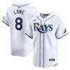 Brandon Lowe Tampa Bay Rays Nike Home Limited Player Jersey - White - Front View