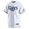 Brandon Lowe Tampa Bay Rays Nike Home Limited Player Jersey - White - Side View