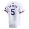 Corey Seager Texas Rangers Nike Home Limited Player Jersey - White - Detail View