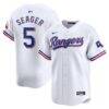Corey Seager Texas Rangers Nike Home Limited Player Jersey - White - Front View