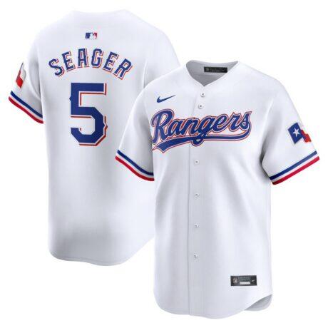 Corey Seager Texas Rangers Nike Home Limited Player Jersey - White - Front View