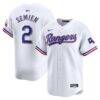 Marcus Semien Texas Rangers Nike Home Limited Player Jersey - White - Front View