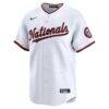CJ Abrams Washington Nationals Nike Home Limited Player Jersey - White - Side View