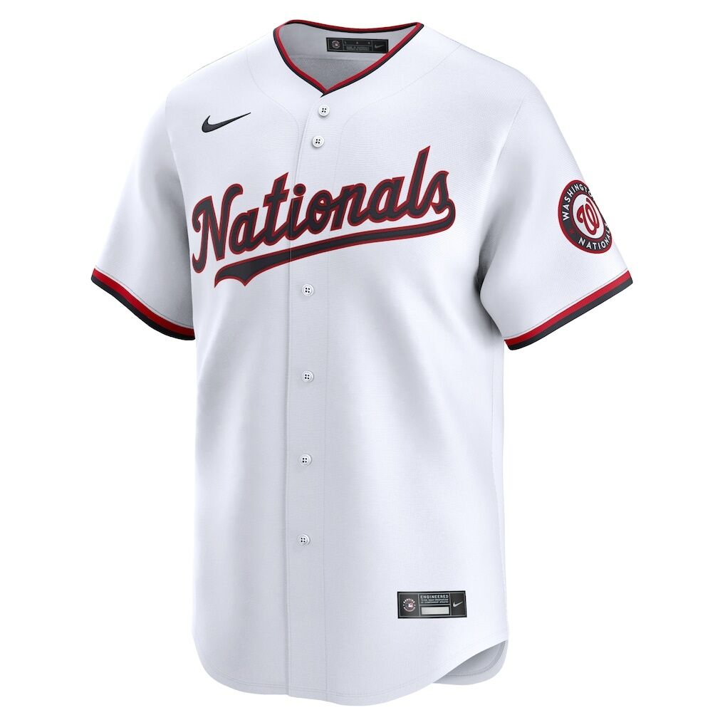 CJ Abrams Washington Nationals Nike Home Limited Player Jersey