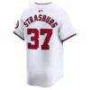 Stephen Strasburg Washington Nationals Nike Home Limited Player Jersey - White - Detail View
