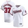 Stephen Strasburg Washington Nationals Nike Home Limited Player Jersey - White - Front View