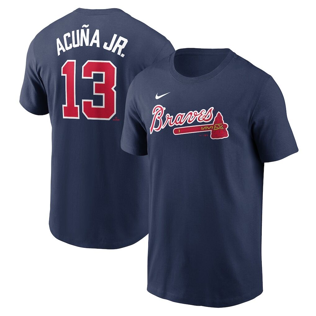 Ronald Acuña Jr. Atlanta Braves Nike Fuse Name & Number T-Shirt