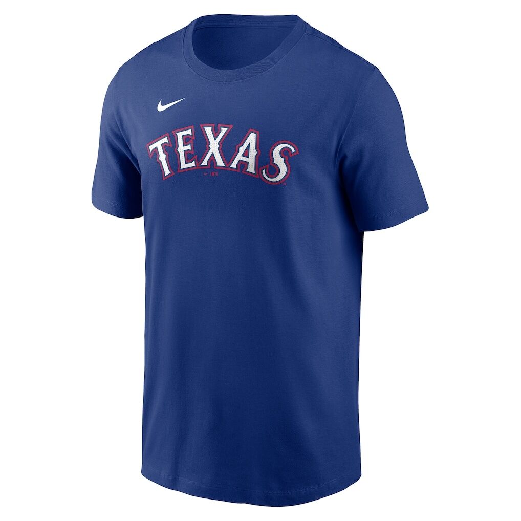 Corey Seager Texas Rangers Nike Fuse Name & Number T-Shirt – Royal