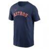 Yordan Alvarez Houston Astros Nike Fuse Name & Number T-Shirt - Navy - Side View
