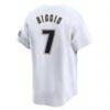Craig Biggio Houston Astros Nike Throwback Cooperstown Collection Limited Jersey - White - Detail View