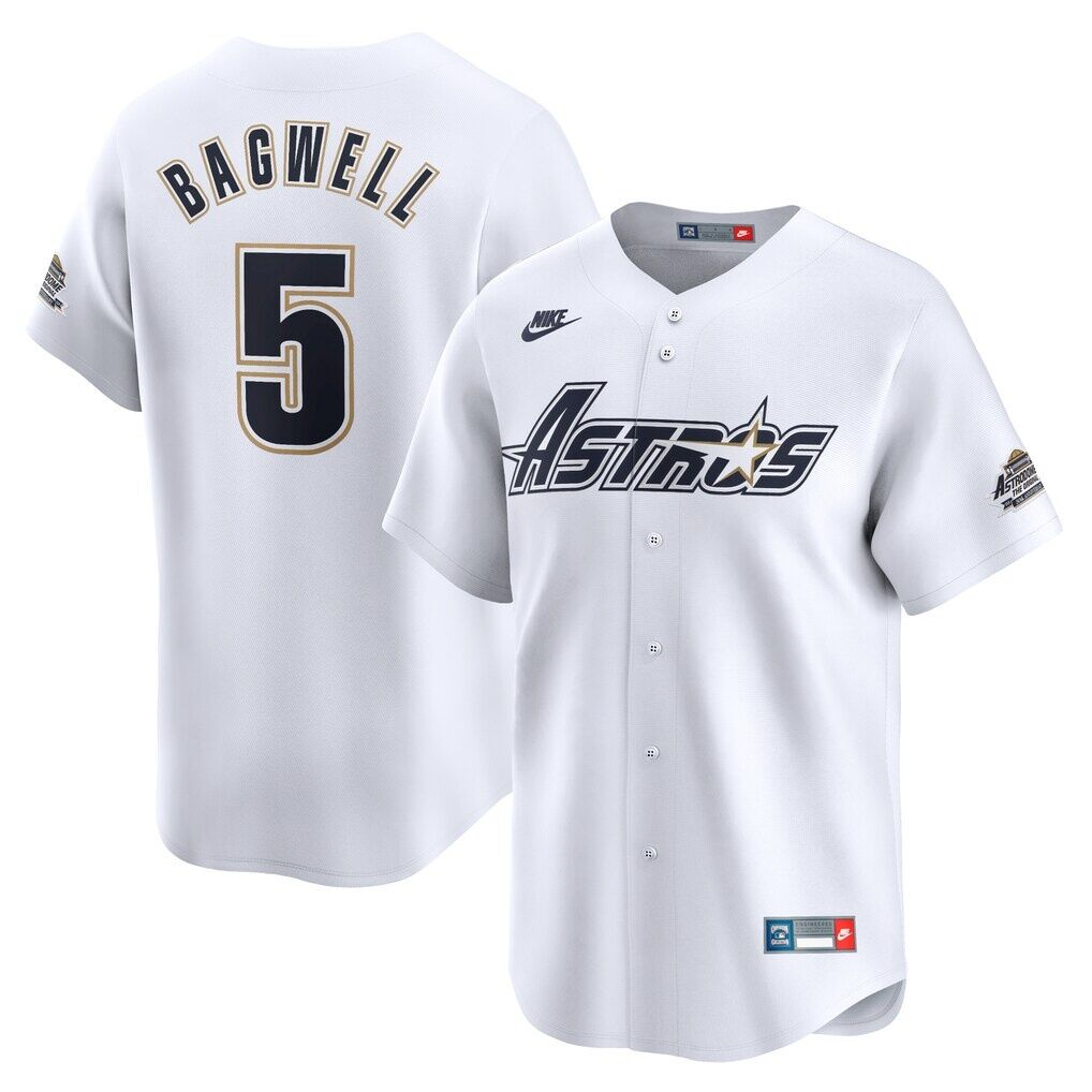 Jeff Bagwell Houston Astros Nike Throwback Cooperstown Collection Limited Jersey