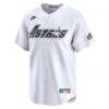 Jeff Bagwell Houston Astros Nike Throwback Cooperstown Collection Limited Jersey - White - Side View