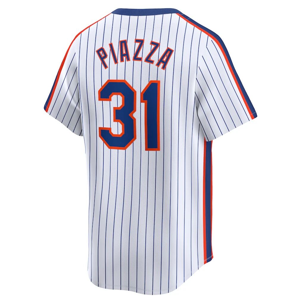 Mike Piazza New York Mets Nike Throwback Cooperstown Limited Jersey
