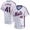 Tom Seaver New York Mets Nike Throwback Cooperstown Limited Jersey - White - Front View