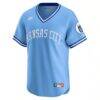 Kansas City Royals Nike Cooperstown Collection Limited Jersey - - Side View