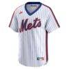 New York Mets Nike Cooperstown Collection Limited Jersey - White - Side View