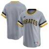 Pittsburgh Pirates Nike Cooperstown Collection Limited Jersey - Gray - Front View