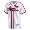 St. Louis Cardinals Nike Cooperstown Collection Limited Jersey - White - Side View