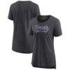 Charlotte Hornets Fashion7 Women's League Leader Tri-Blend T-Shirt - - Front View