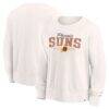 Phoenix Suns Fashion7 Women's Close the Game Pullover Sweatshirt - Cream - Front View