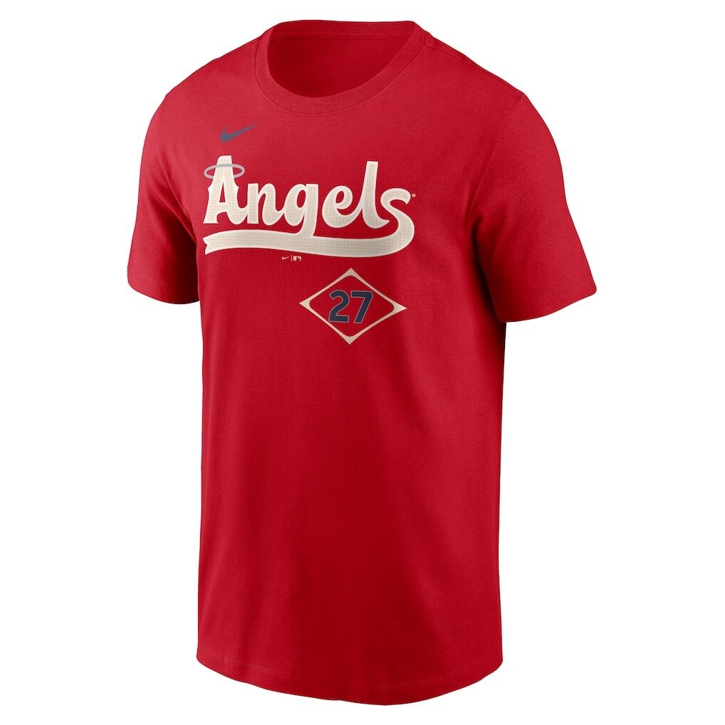 Mike Trout Los Angeles Angels Nike City Connect Fuse Name & Number T-Shirt