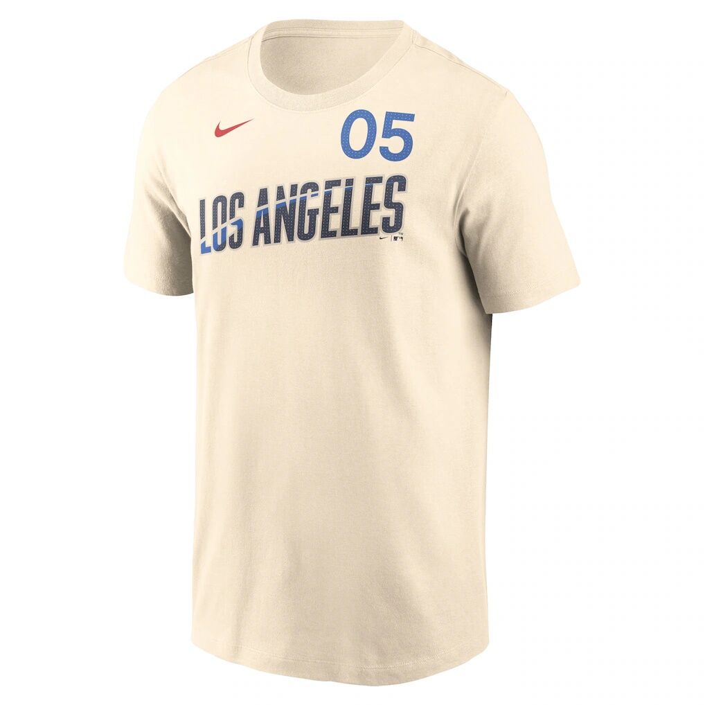 Freddie Freeman Los Angeles Dodgers Nike 2024 City Connect Fuse Name & Number T-Shirt