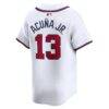 Ronald Acuña Jr. Atlanta Braves Nike Home Limited Player Jersey - White - Detail View