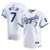 Bobby Witt Jr. Kansas City Royals Nike Home Limited Player Jersey - White - Front View