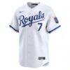 Bobby Witt Jr. Kansas City Royals Nike Home Limited Player Jersey - White - Side View